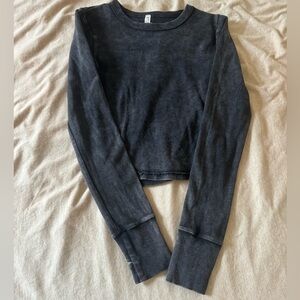 Fb movement long sleeve crop